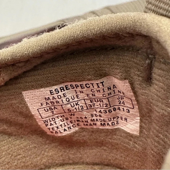 Easy Spirit 360 Women’s Tan Fabric Striped Slip On Casual Shoe Size 7 Wide GUC - Picture 4 of 9